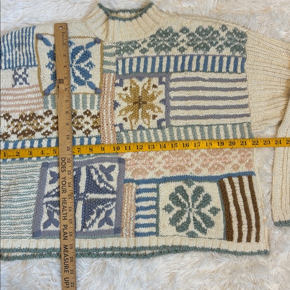 Vintage 80’s Liz Claiborne Lizwear Chunky Knit Sweater Size Large - Picture 5 of 8